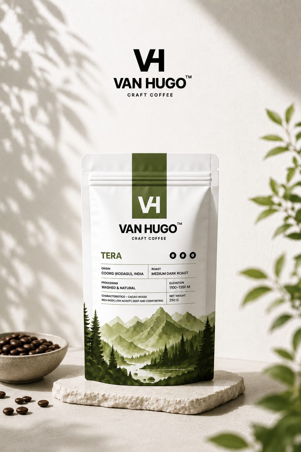 VanHugo Original Tera 100% Arabica Coffee