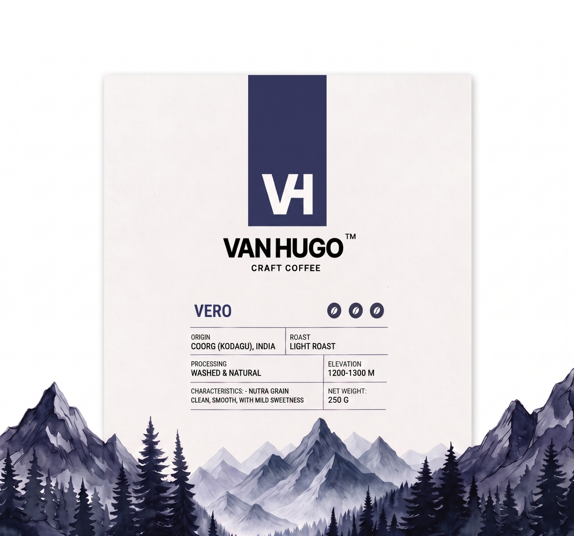 VanHugo Original Vero 100% Arabica Coffee