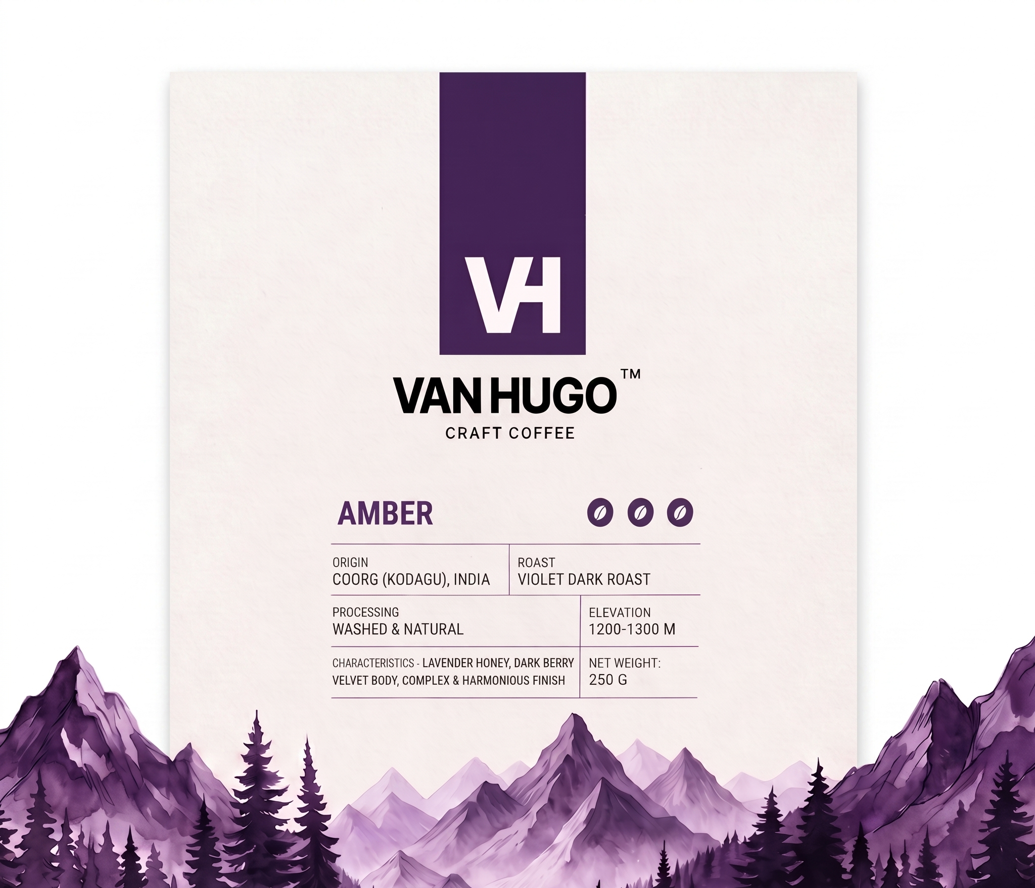 VanHugo Original Amber 100% Arabica Coffee