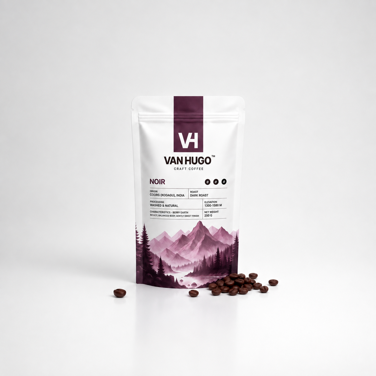 VanHugo Original Noir 100% Arabica Coffee