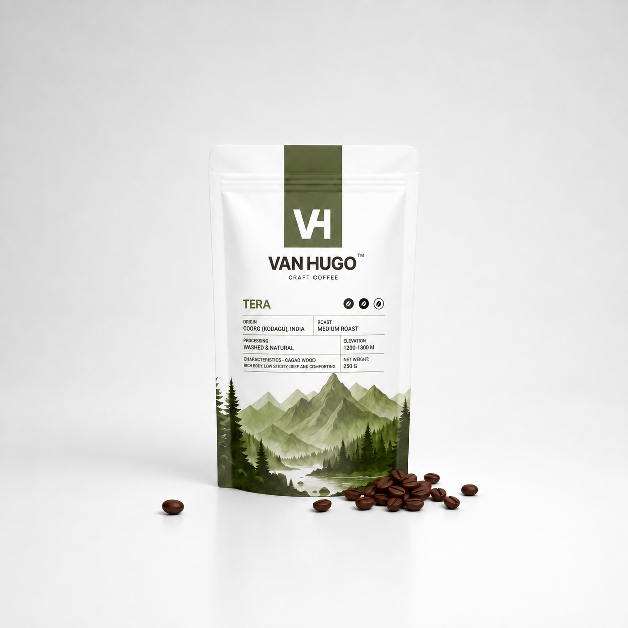 VanHugo Original Tera 100% Arabica Coffee