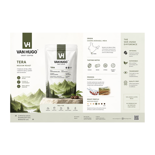 VanHugo Original Tera 100% Arabica Coffee