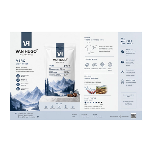 VanHugo Original Vero 100% Arabica Coffee
